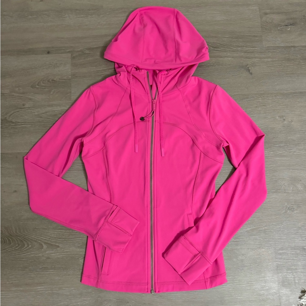 sonic pink hooded define jacket